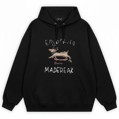 Minimalist Dog Madereak Terrier Hoodie H1027