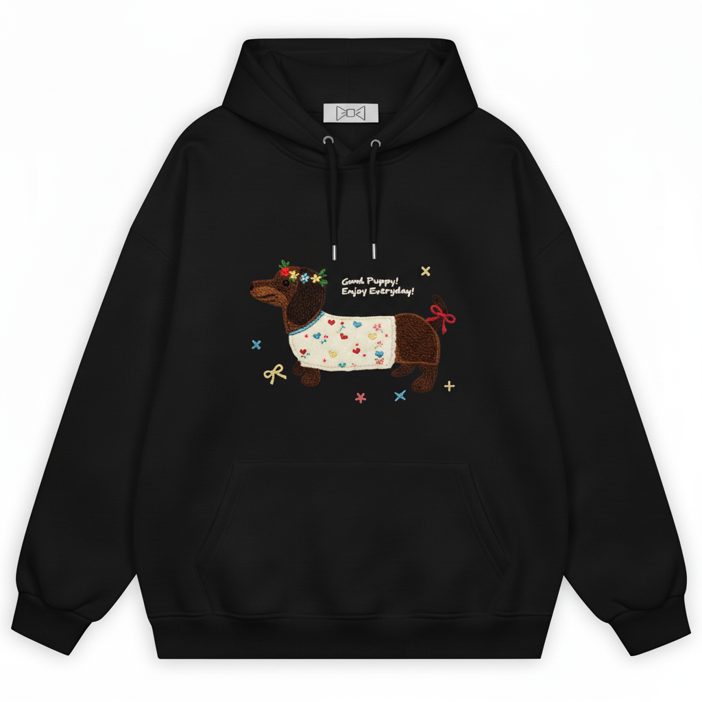 Sweater Dachshund Hoodie H1038