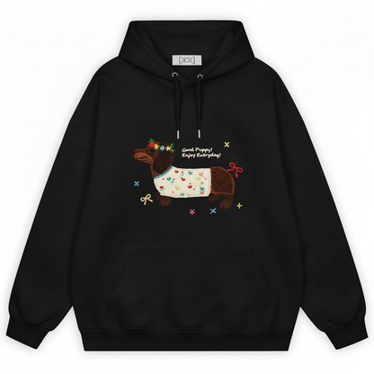 Sweater Dachshund Hoodie H1038