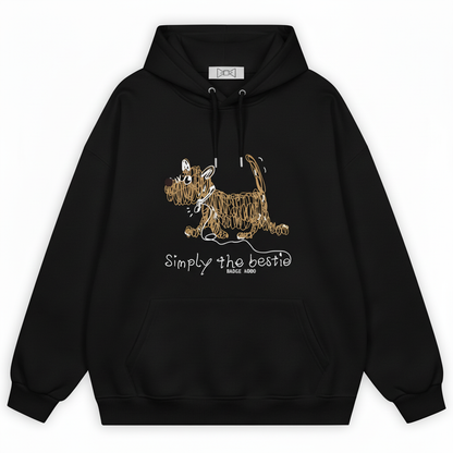 Simply Bestie Scottie Dog Hoodie H1015