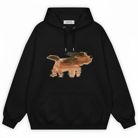 Retro Glitch Corgi Hoodie Retro H1010