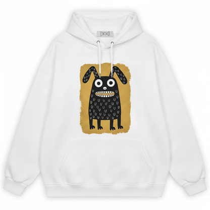 Creepy Cute Monster Bunny Funny Graphic Hoodie H1111