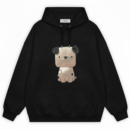 Minimalist Puppy Dog Graphic Hoodie H1032