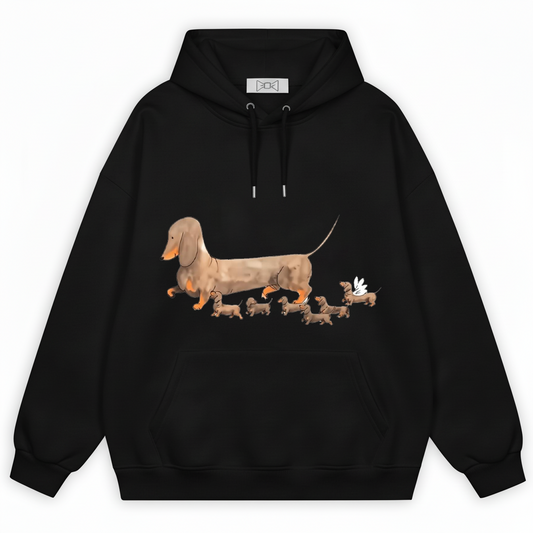 Dachshund Mom Angel Puppy Cute Hoodie H1095