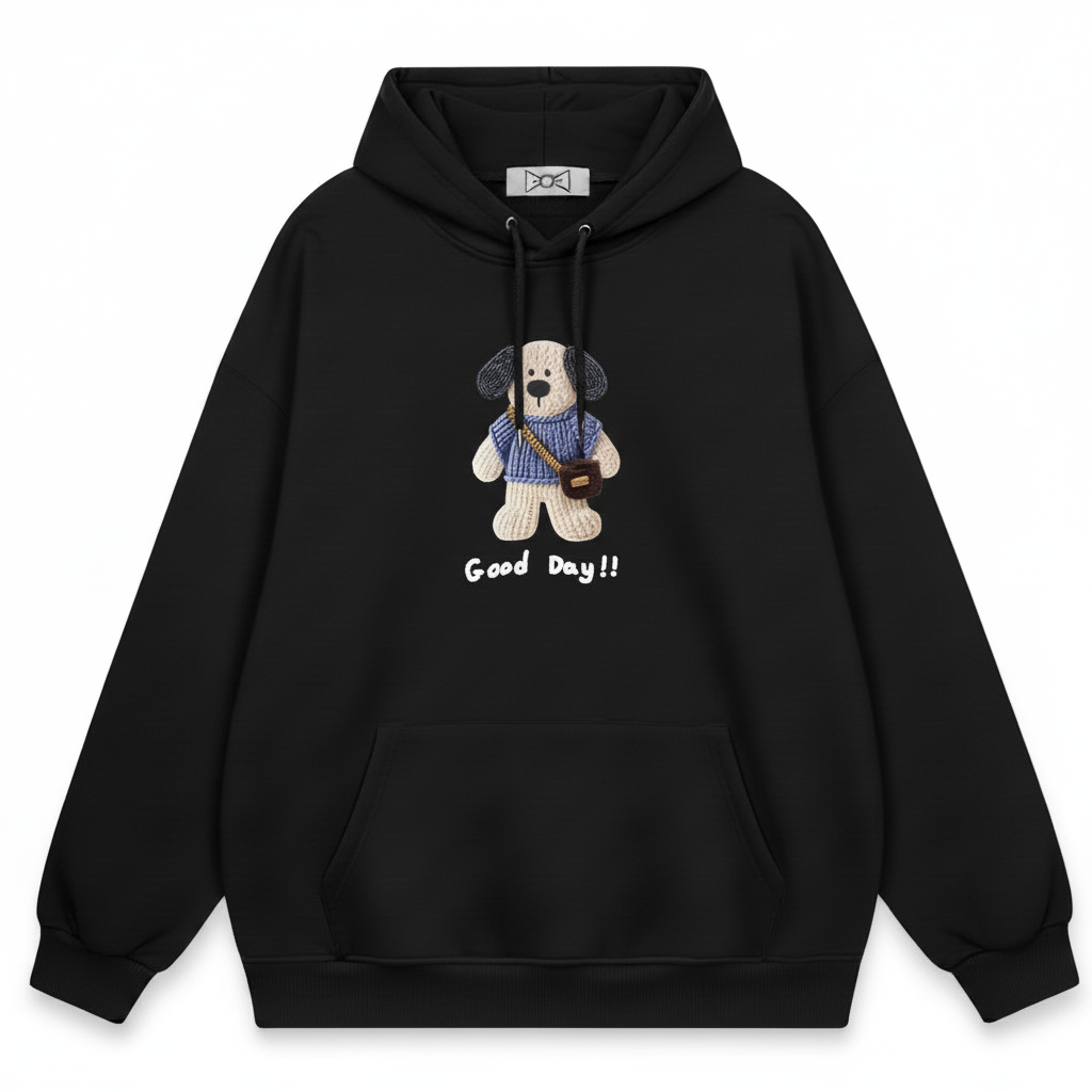 Good Day Dog Graphic Hoodie H1007