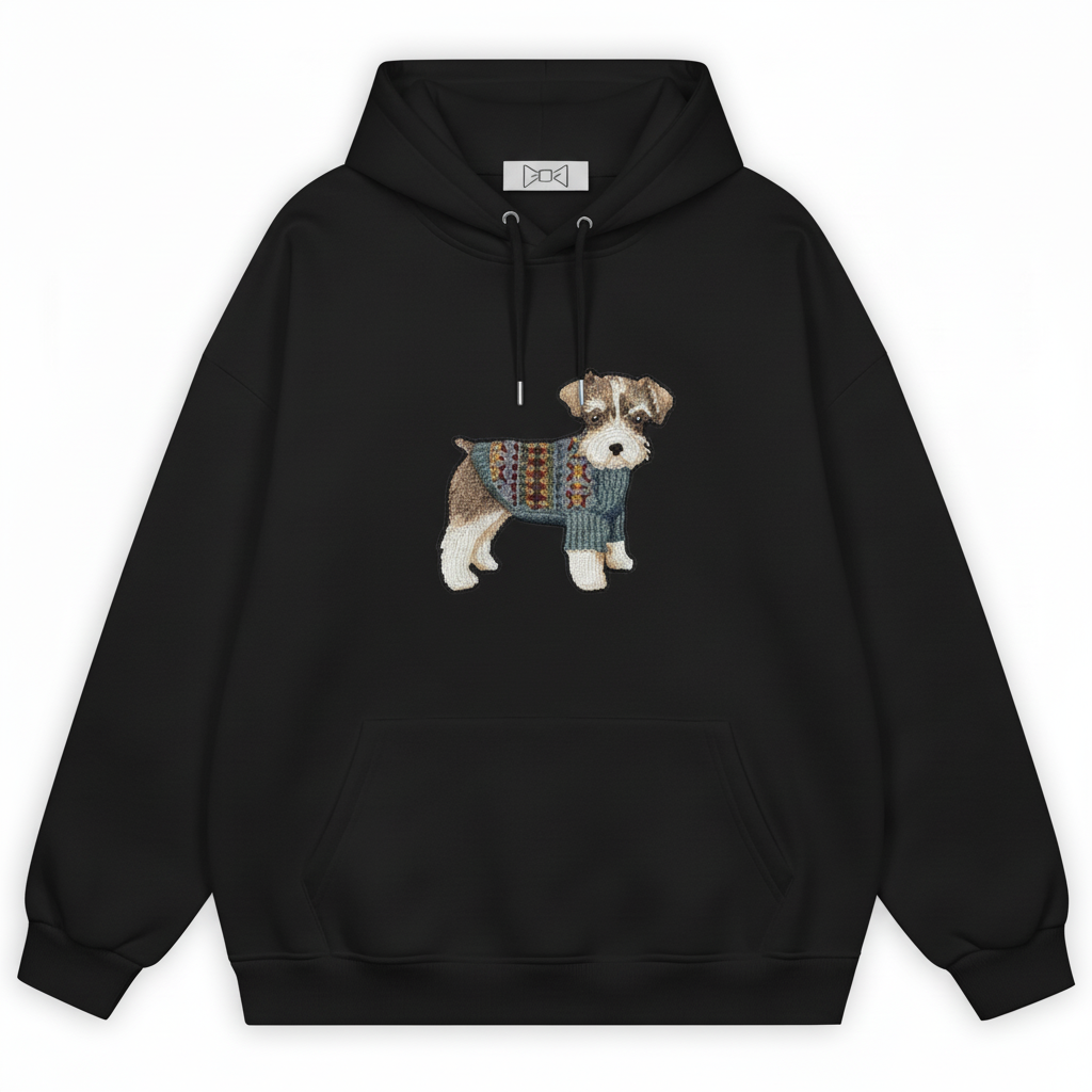 Cocker Spaniel Patchwork Hoodie H1030