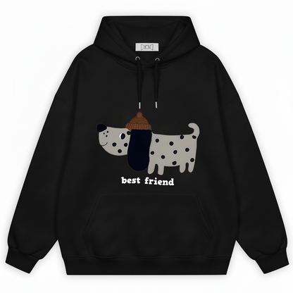 Best Friend Spotty Dog Hoodie H1045