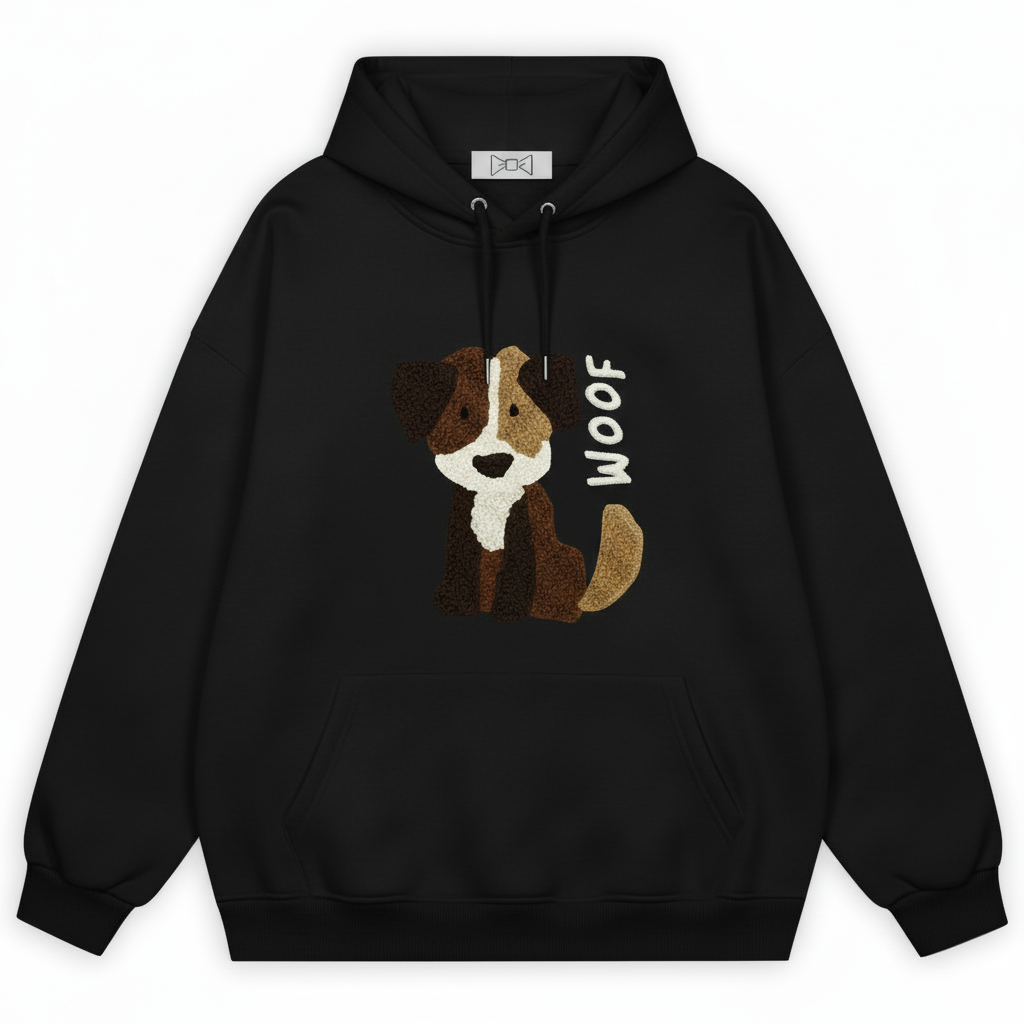 Border Collie Puppy Hoodie H1050