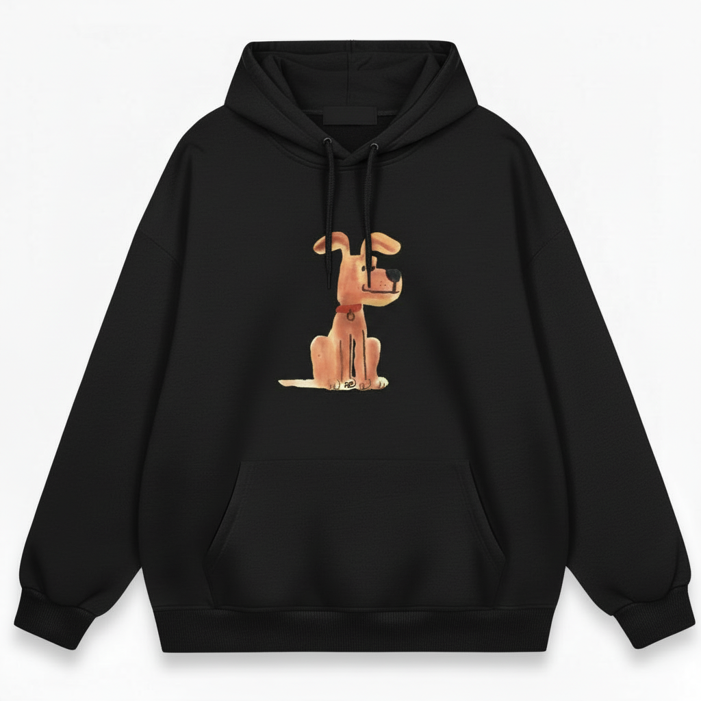 Cute Cartoon Dog Hoodie H1008
