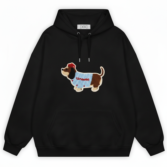 French Beret Dachshund Hoodie H1022