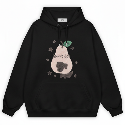 Happy Dog Pear Star Hoodie H1057
