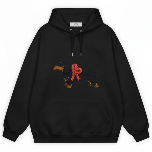 Pixel Art Dachshund Hoodie H1051