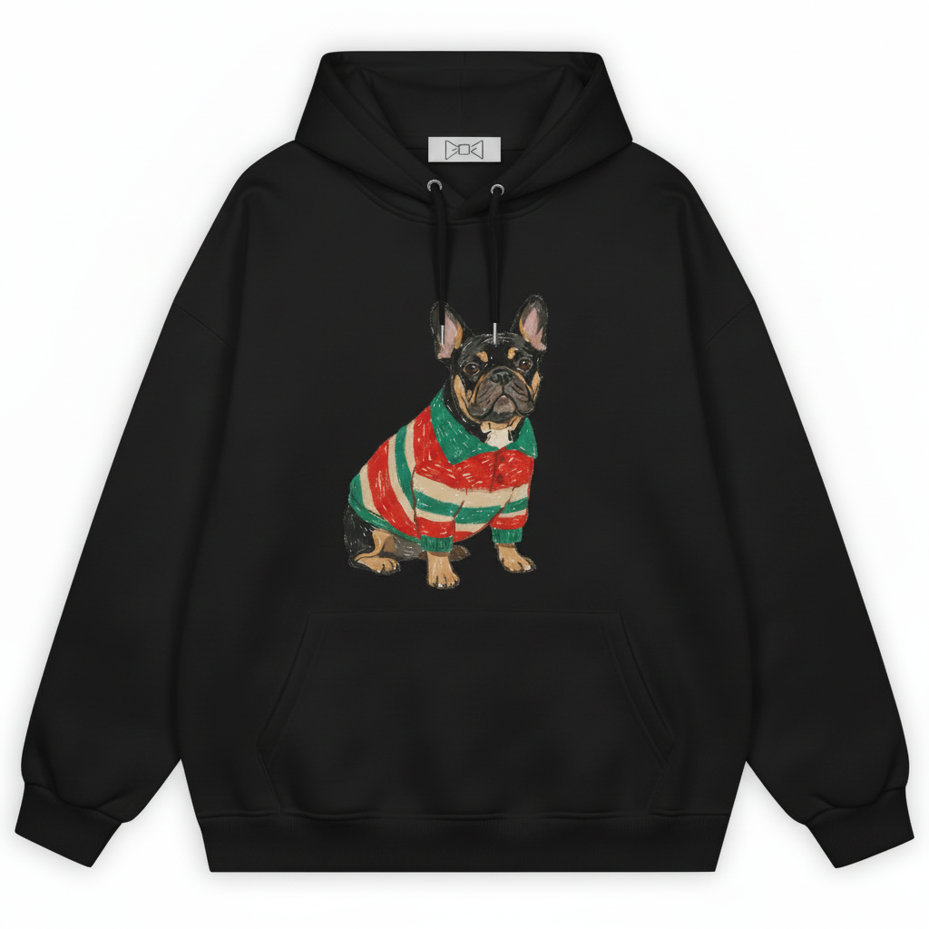 Christmas French Bulldog Hoodie H1025