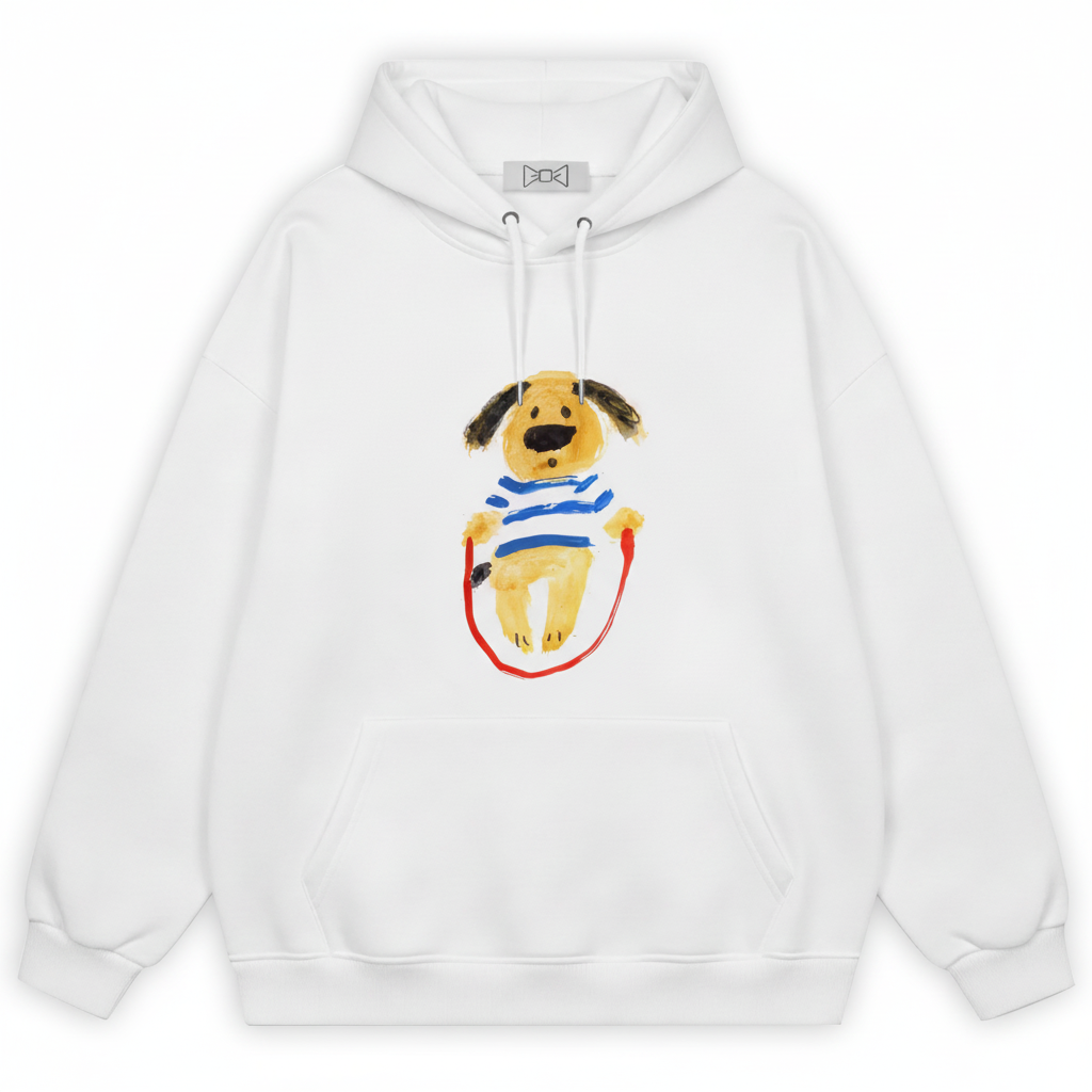 Jump Rope Dog Hoodie H1016