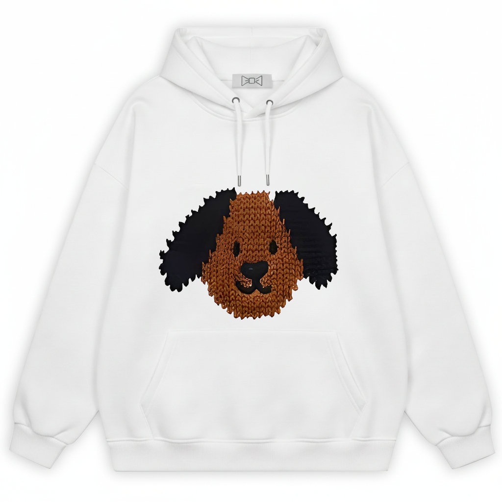 Pixel Art Dog Hoodie H1028