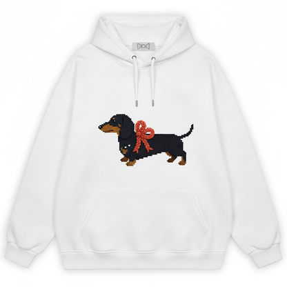 Pixel Art Dachshund Hoodie H1051