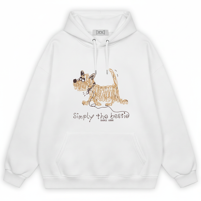 Simply Bestie Scottie Dog Hoodie H1015