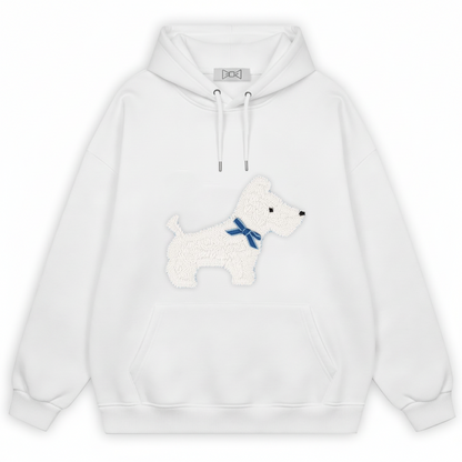 Fluffy Westie Hoodie H1048