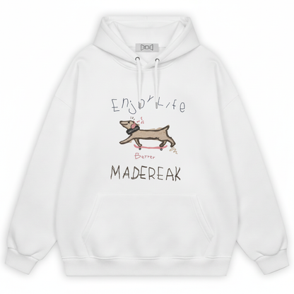 Minimalist Dog Madereak Terrier Hoodie H1027