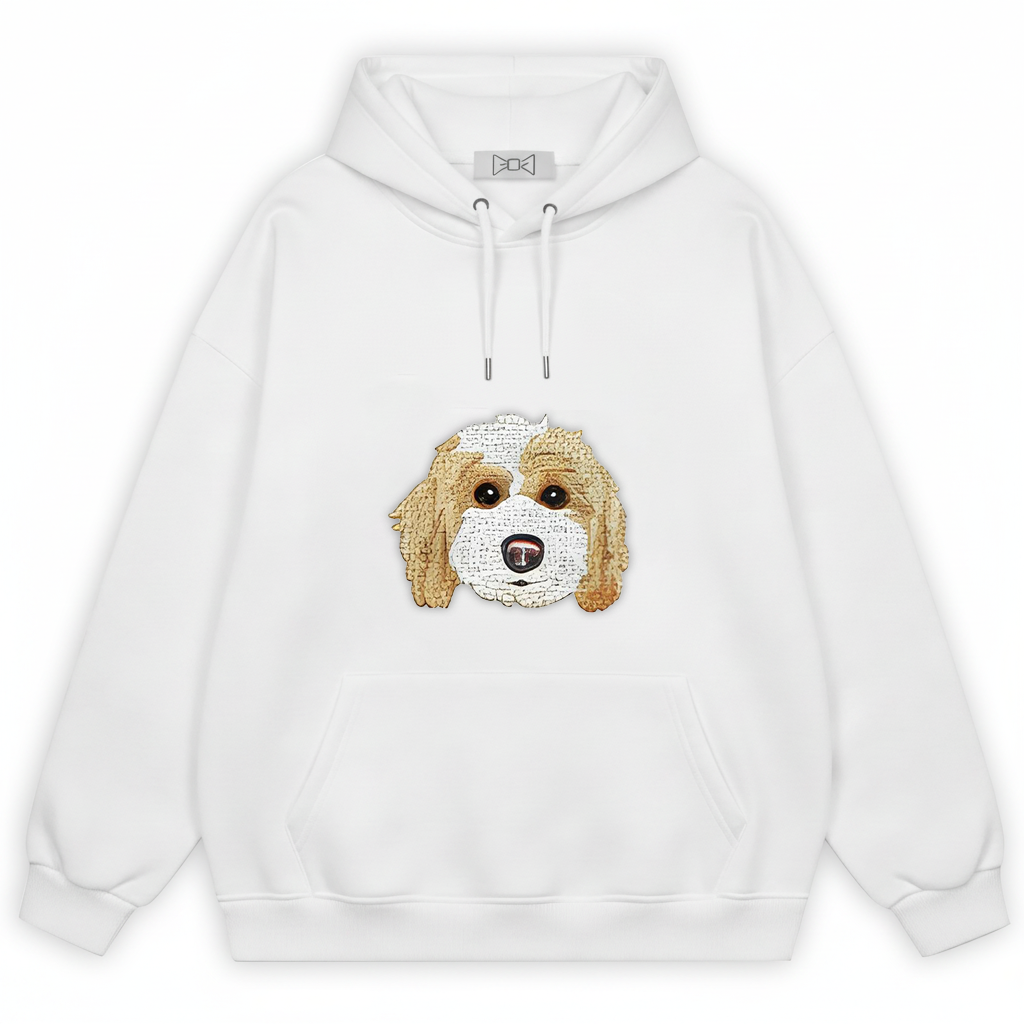 Fluffy Cocker Spaniel Big Face Hoodie H1069
