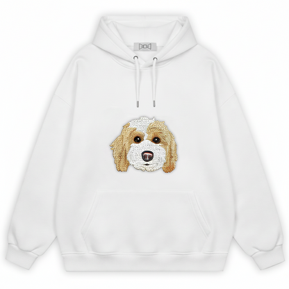 Fluffy Cocker Spaniel Big Face Hoodie H1069