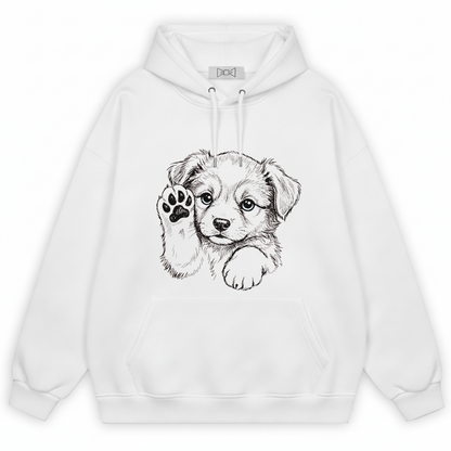 Will Work For Dog Treats Five Dogs Funny Hoodie H1083