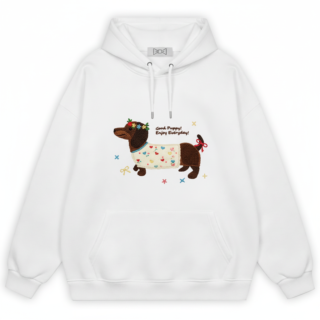 Sweater Dachshund Hoodie H1038