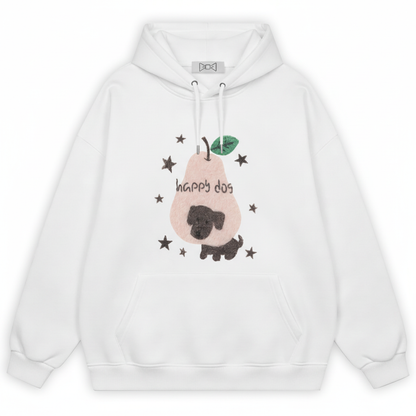 Happy Dog Pear Star Hoodie H1057
