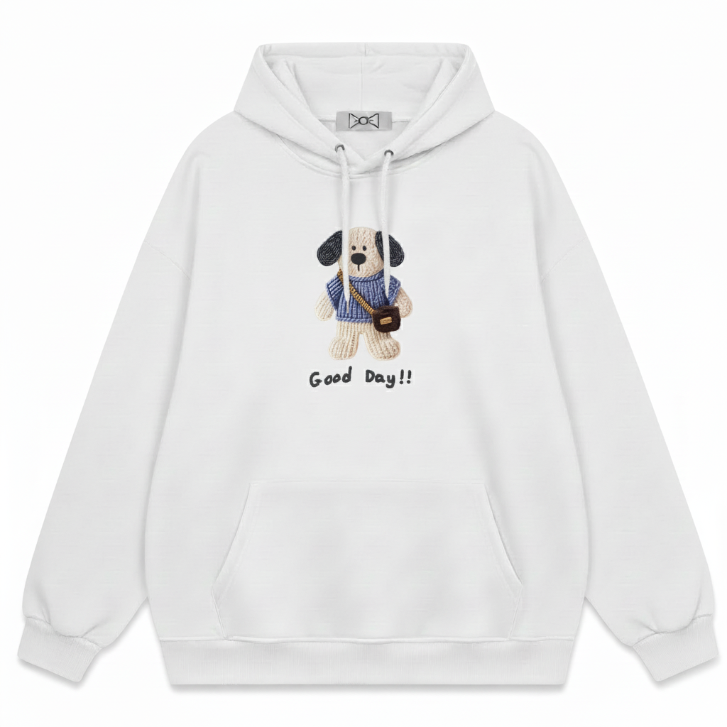 Good Day Dog Graphic Hoodie H1007