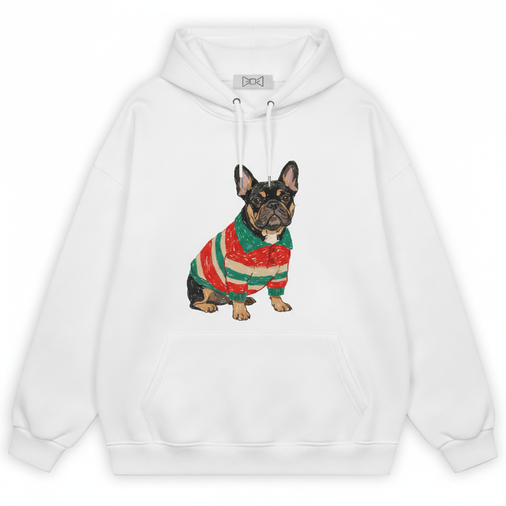 Christmas French Bulldog Hoodie H1025