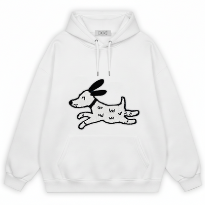Running Spotty Dog Hoodie H1052