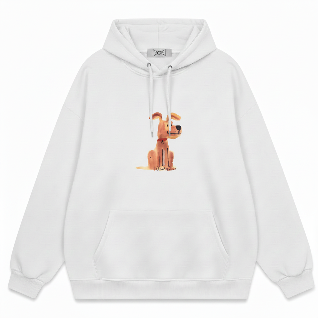 Cute Cartoon Dog Hoodie H1008