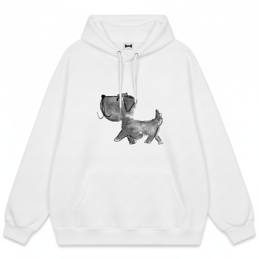 Watercolor Dachshund Graphic Hoodie H1005