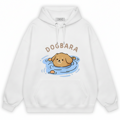 Dogbara Cute Puppy Soaking Bath Graphic Hoodie H1086