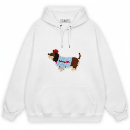 French Beret Dachshund Hoodie H1022
