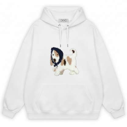 Fluffy Shih Tzu Walking Bandana Hoodie H1072