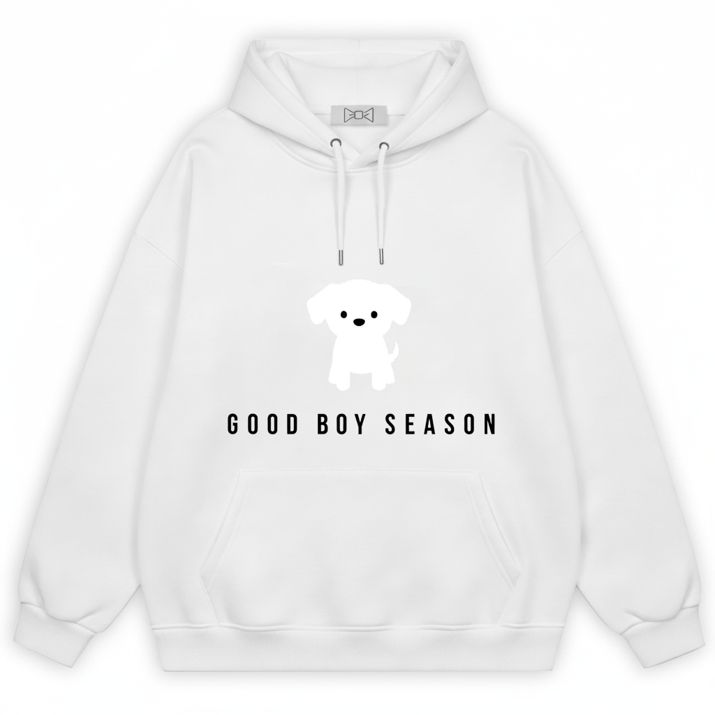Good Boy Season Puppy Silhouette Hoodie H1080