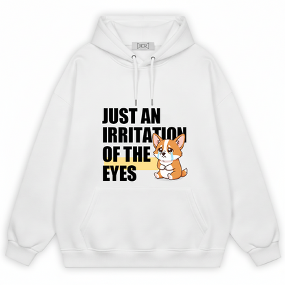 Irritation of the Eyes Funny Crying Corgi Hoodie H1103
