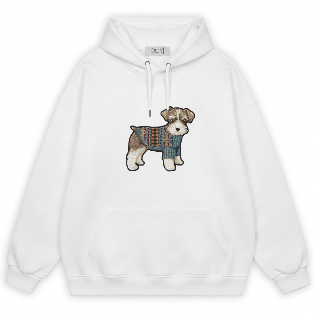 Cocker Spaniel Patchwork Hoodie H1030