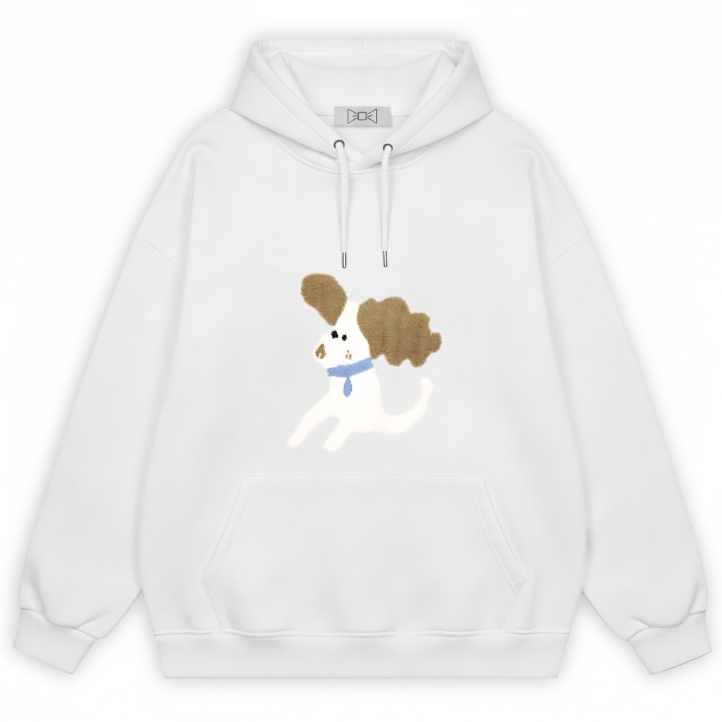 Pixel Art Beagle Puppy Hoodie H1036