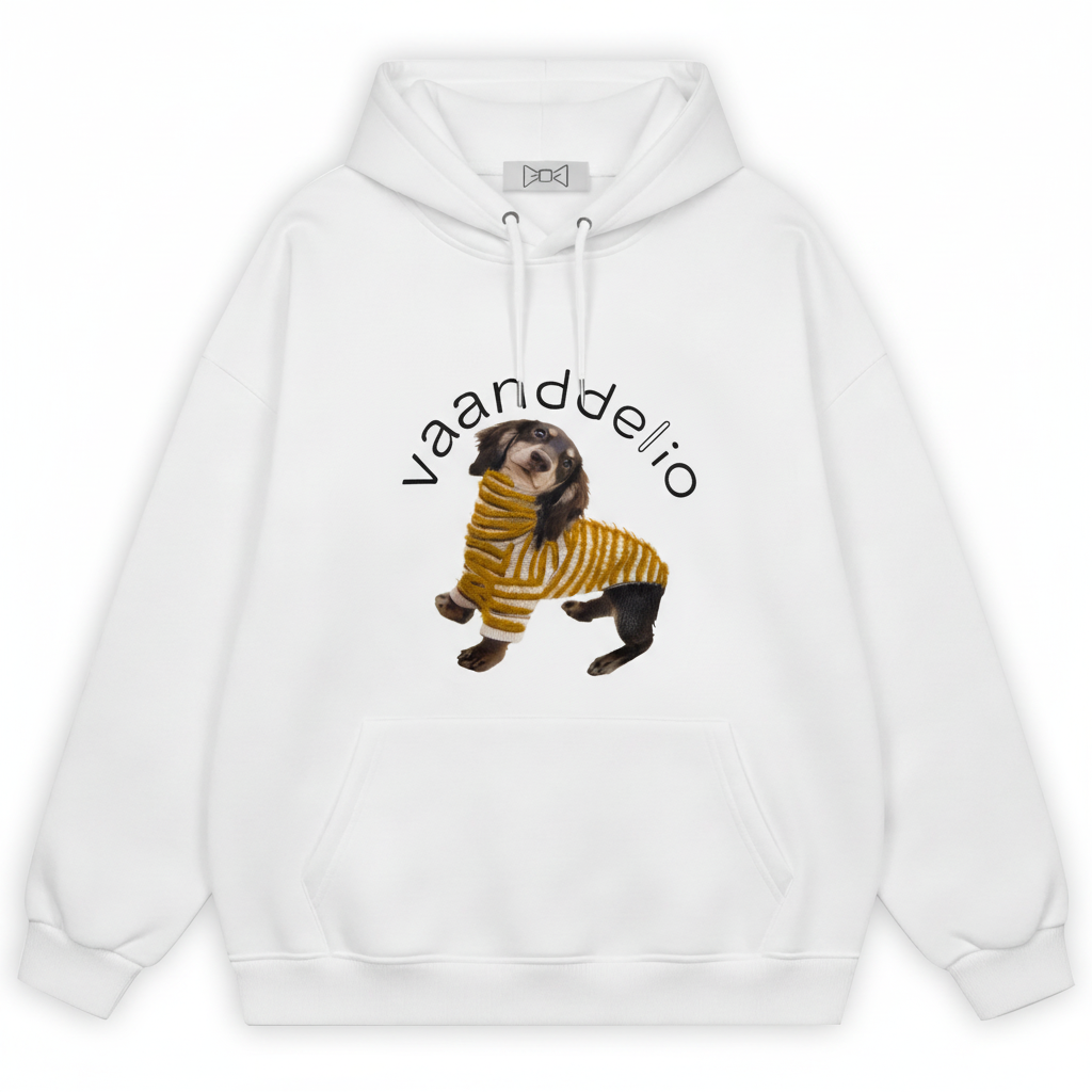 Vaanddelio Dachshund Stripe Sweater Hoodie H1074