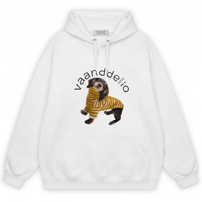 Vaanddelio Dachshund Stripe Sweater Hoodie H1074