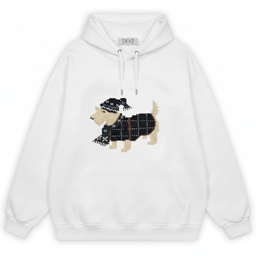 Pixel Yorkshire Terrier Hoodie H1035