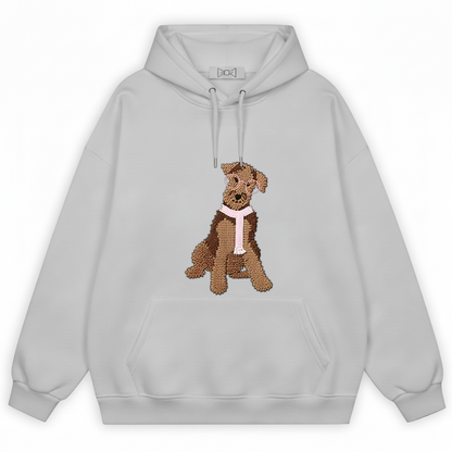 Glasses Scarf Puppy  Hoodie H1046