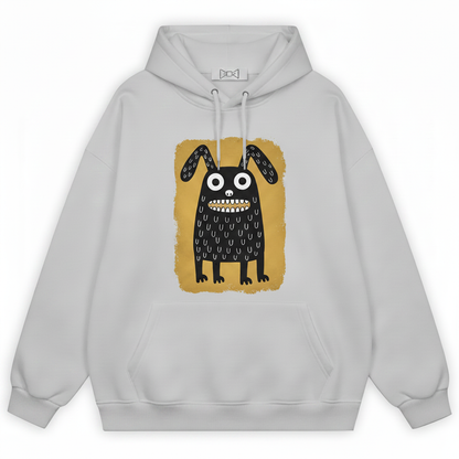 Creepy Cute Monster Bunny Funny Graphic Hoodie H1111