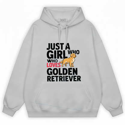 Who Loves Golden Retriever Hoodie H1091