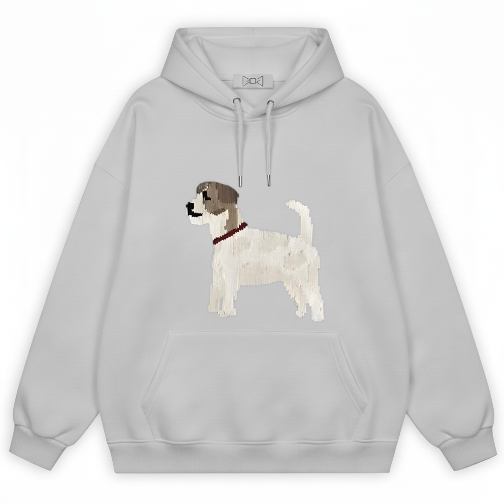 Pixel Art Beagle Dog Hoodie H1034