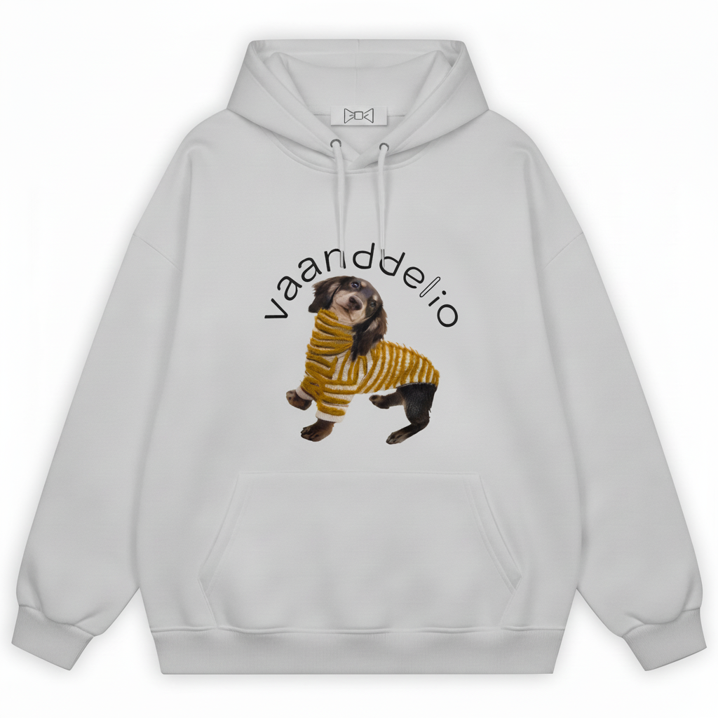Vaanddelio Dachshund Stripe Sweater Hoodie H1074