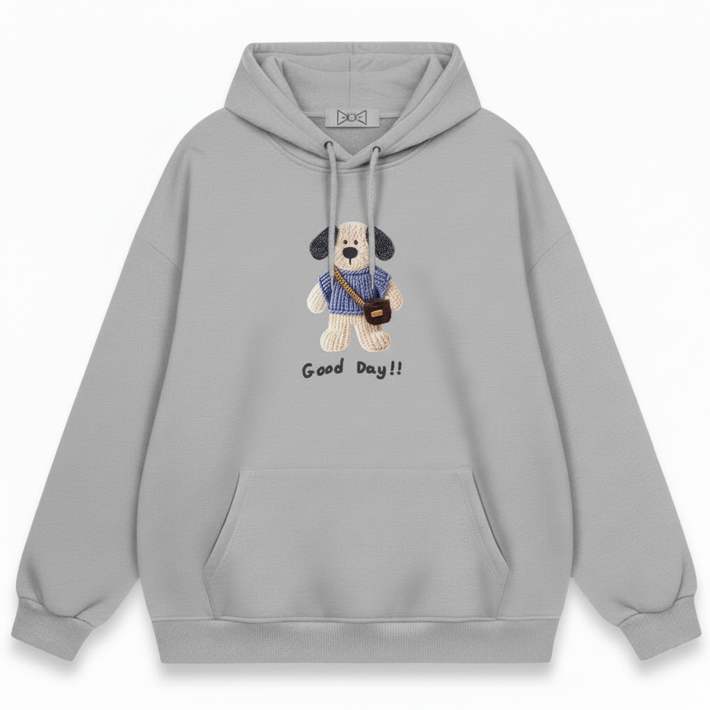 Good Day Dog Graphic Hoodie H1007
