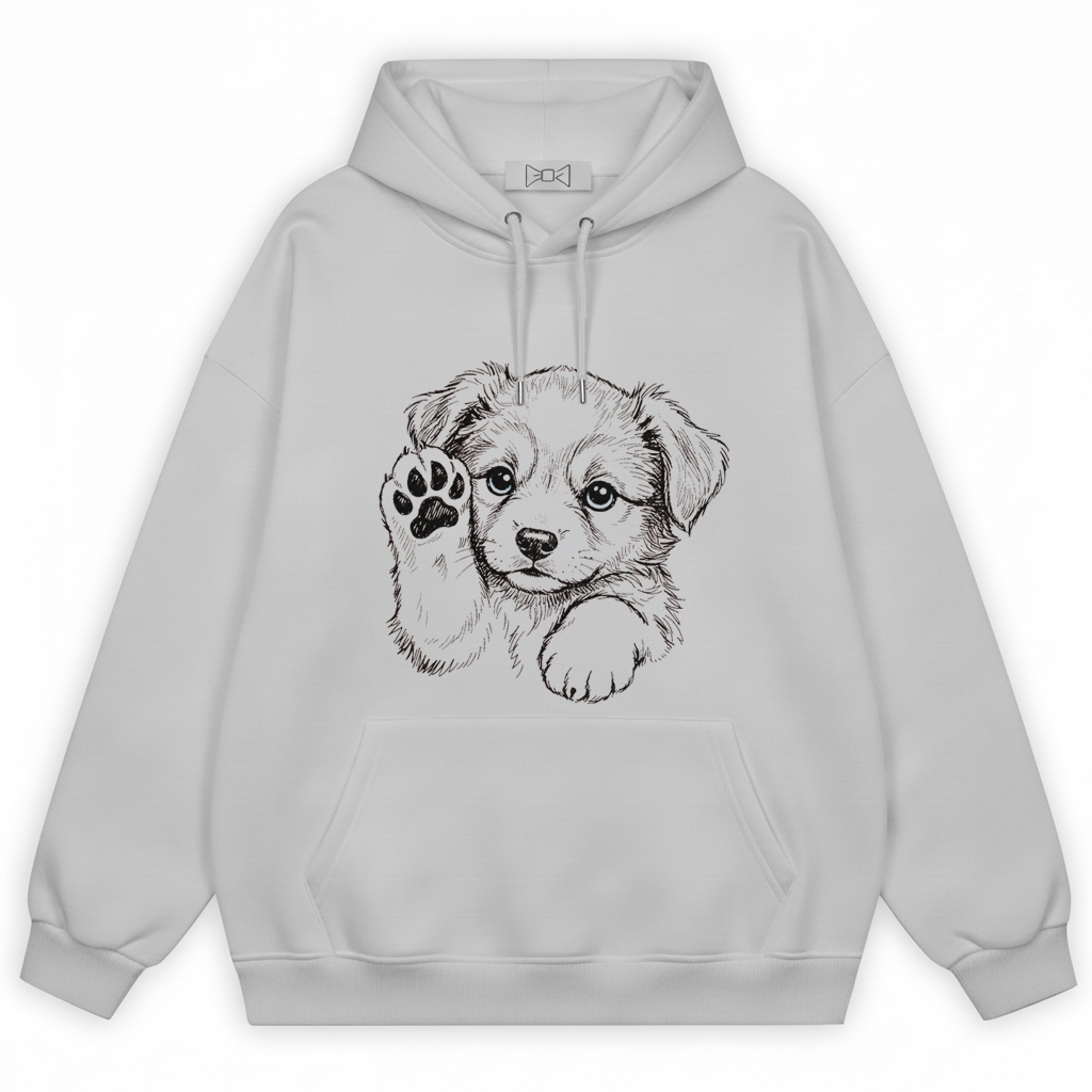Will Work For Dog Treats Five Dogs Funny Hoodie H1083